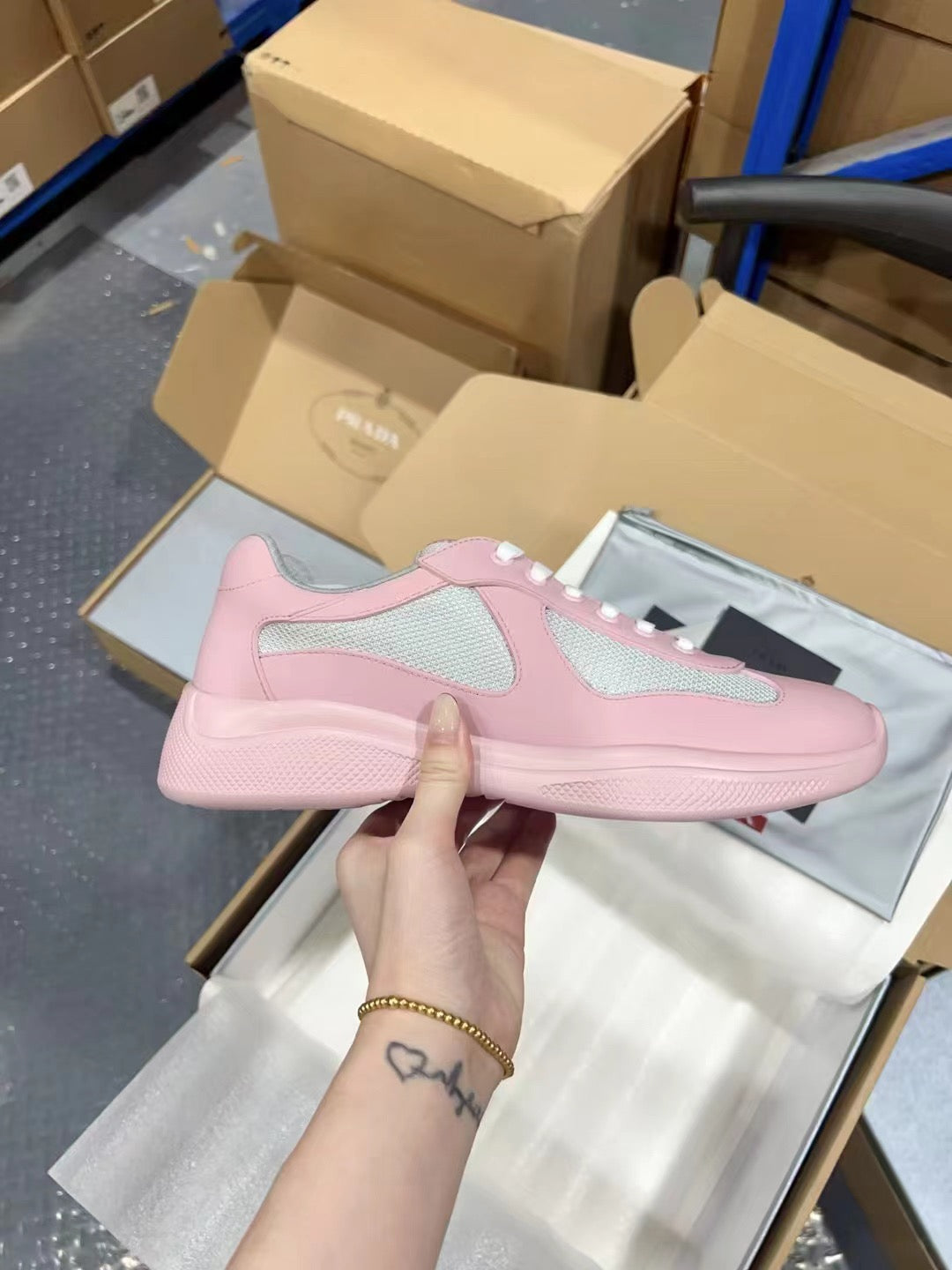 PRADA America's Cup pink
