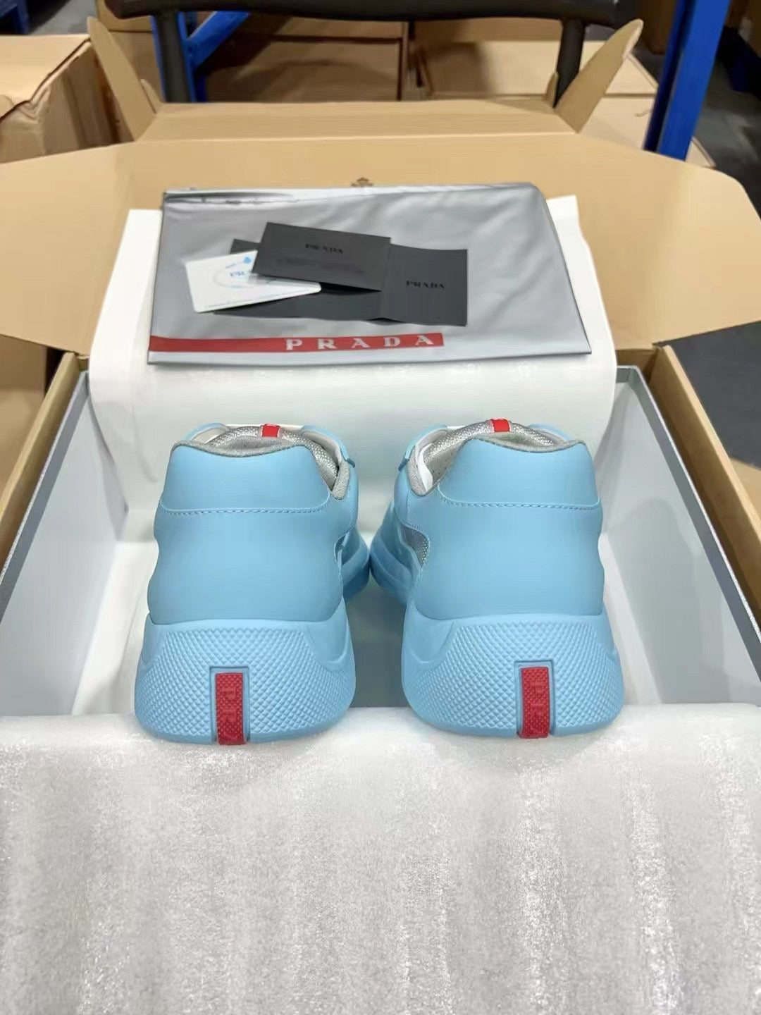 PRADA America's Cup light blue
