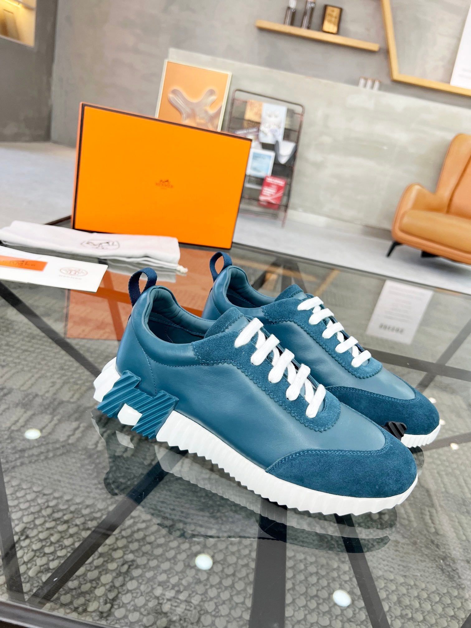 HERMES Bouncing dark blue