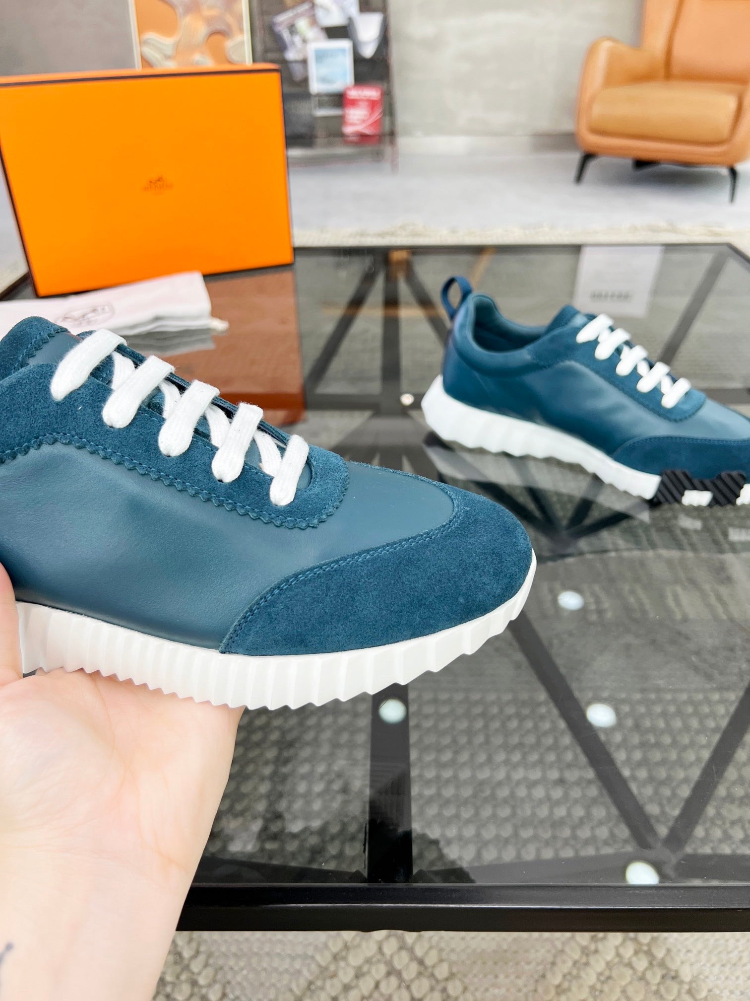 HERMES Bouncing dark blue