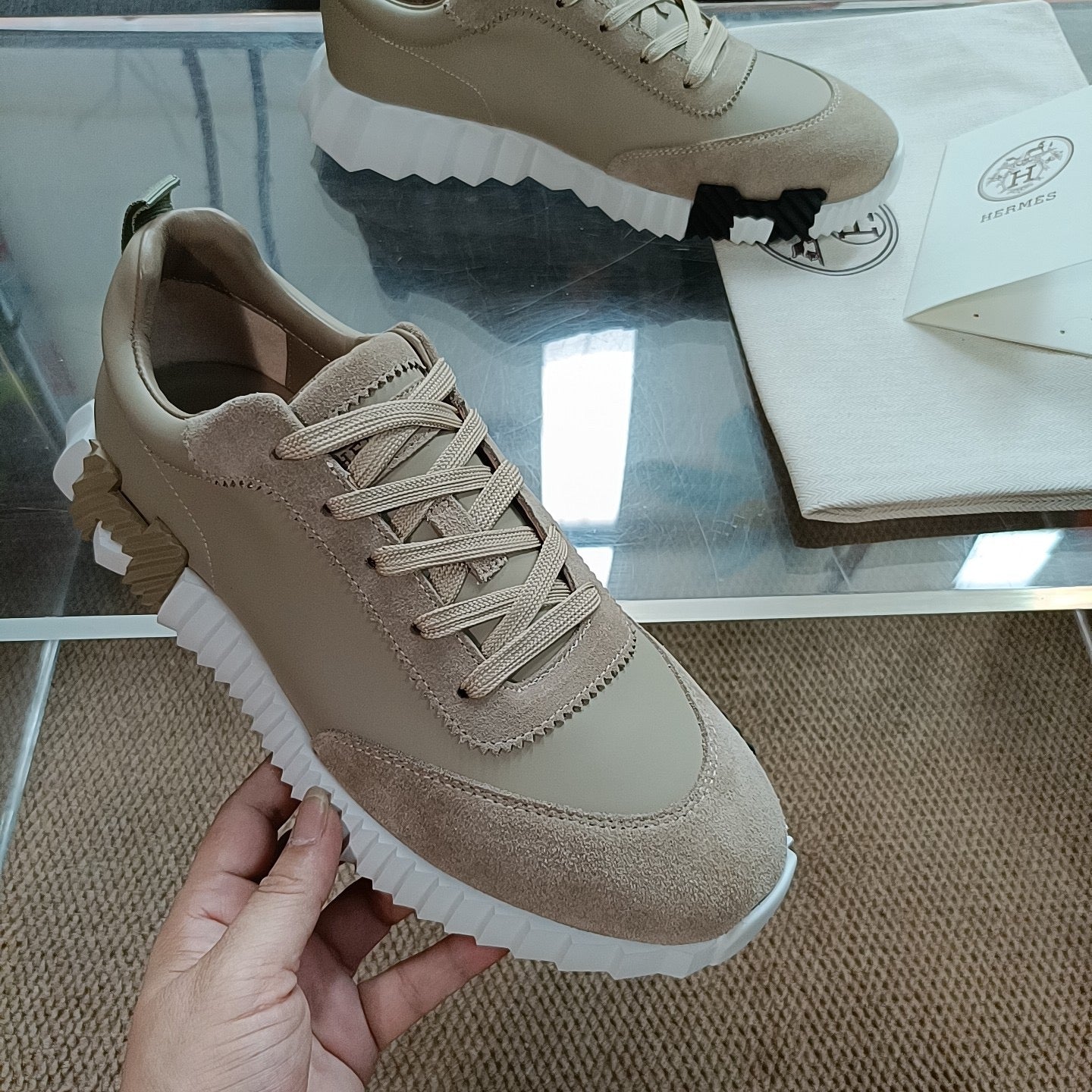 HERMES Bouncing Light brown