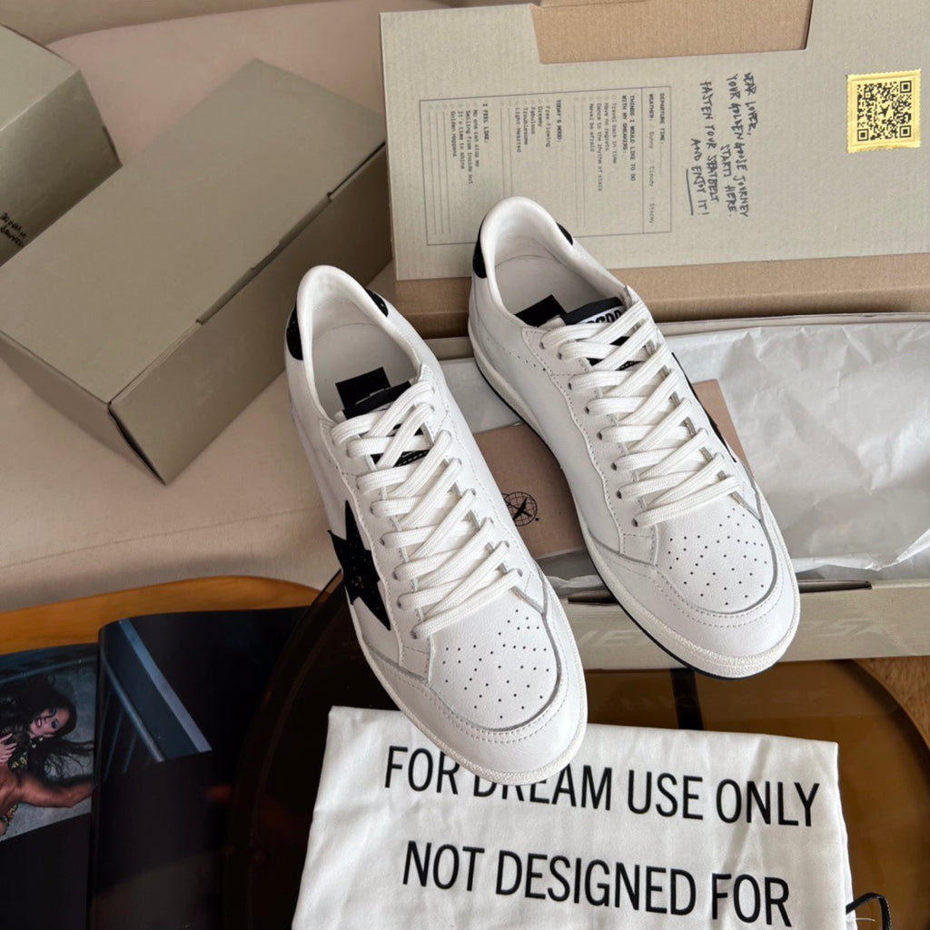 Golden Goose White background and black star
