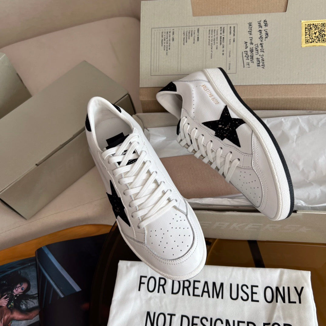 Golden Goose White background and black star