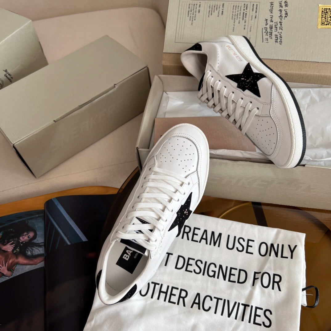 Golden Goose White background and black star