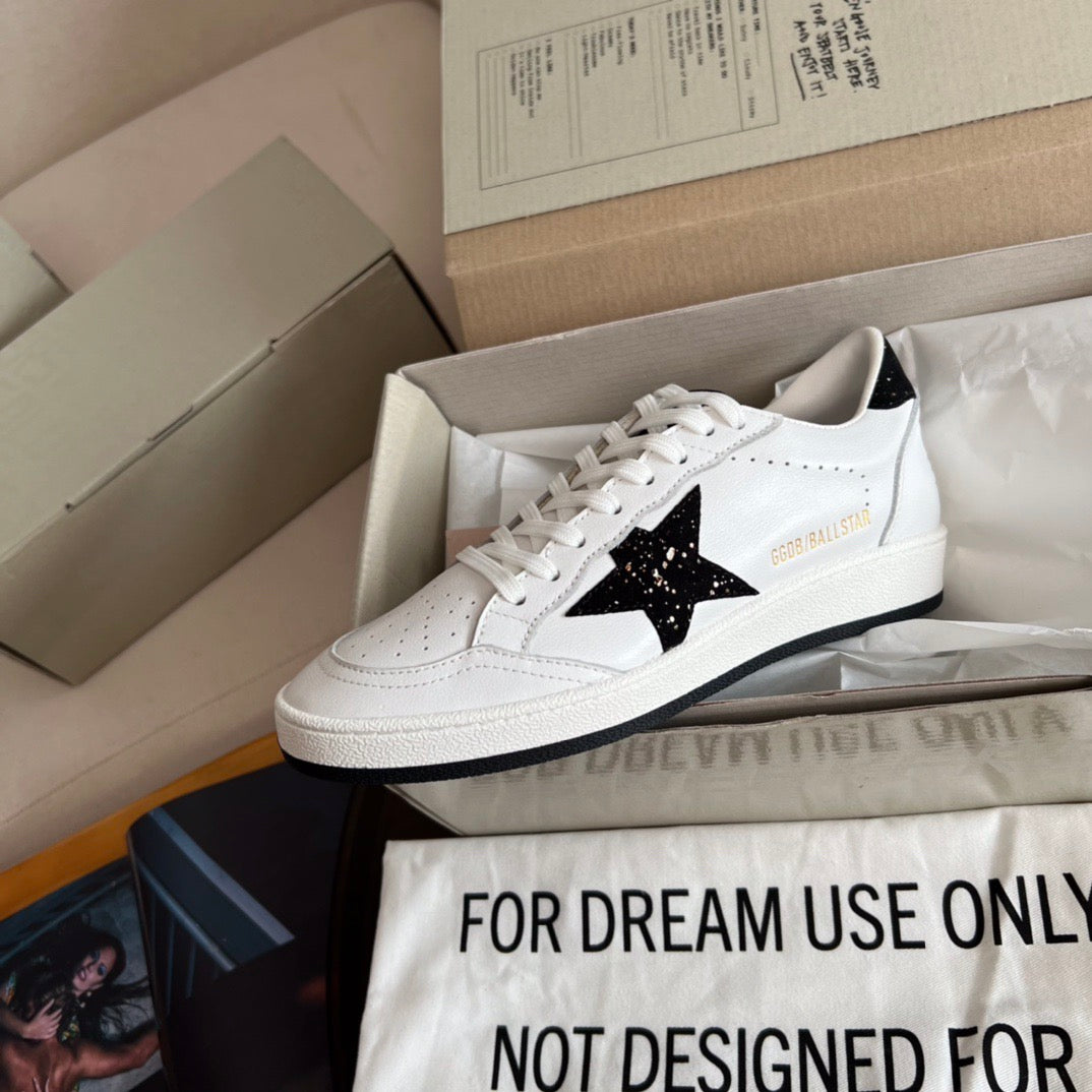Golden Goose White background and black star