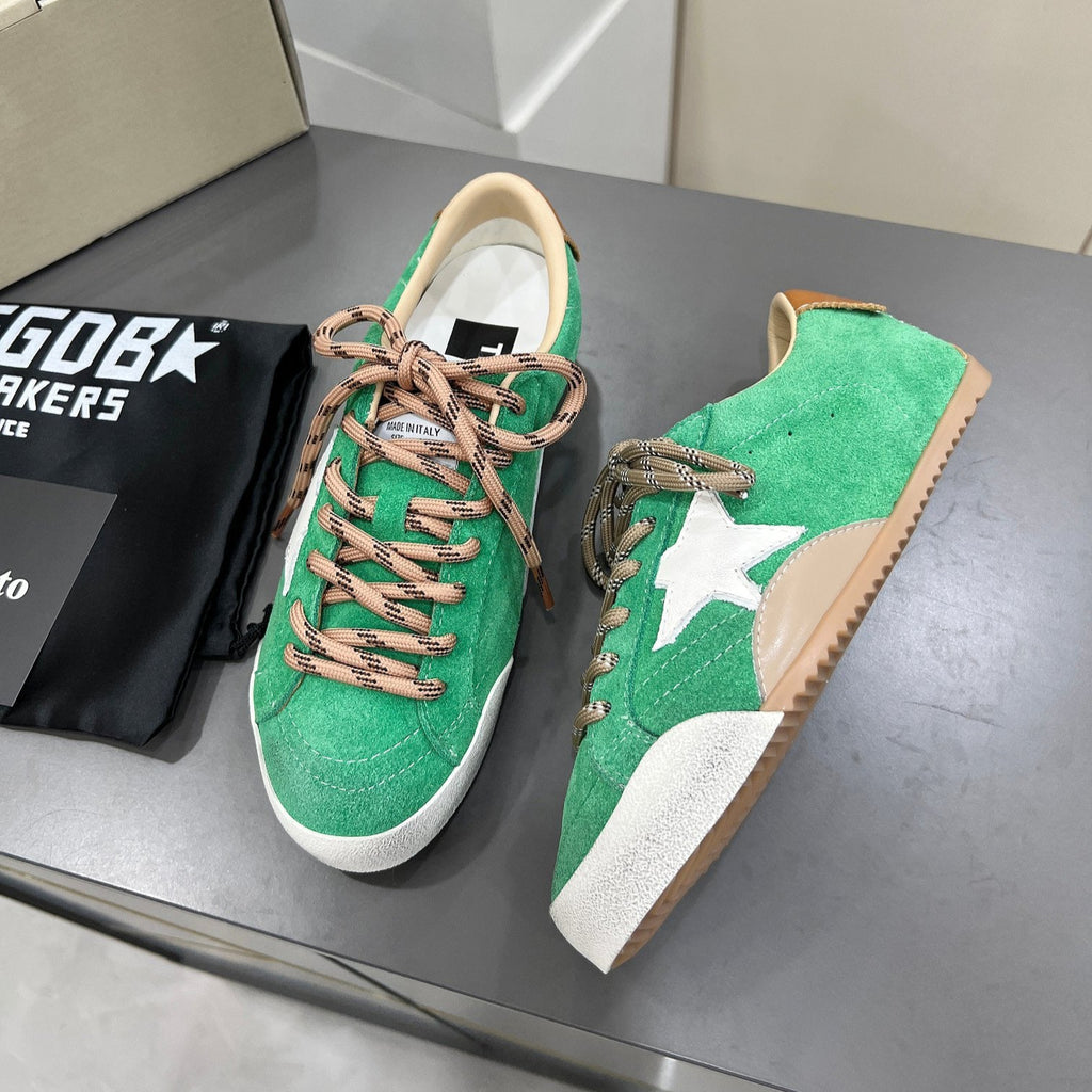 Golden Goose green background white star