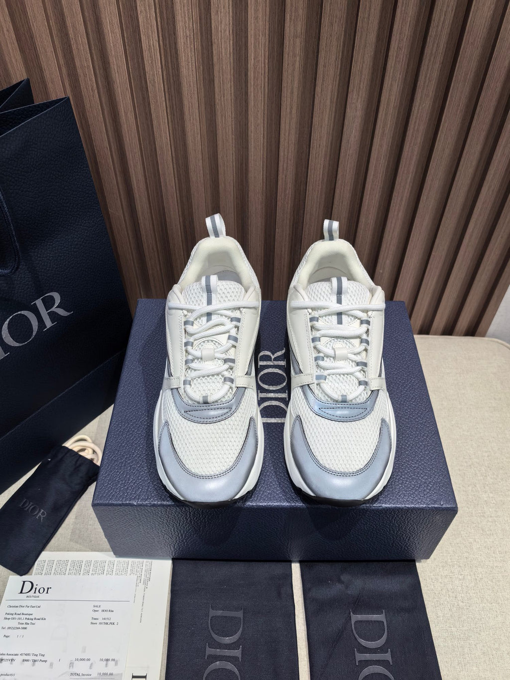 DIOR B22 white and blue