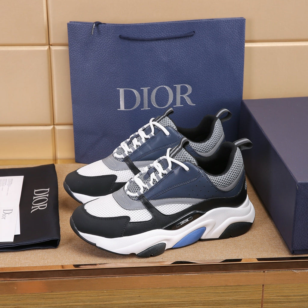 DIOR B22 White Black Blue