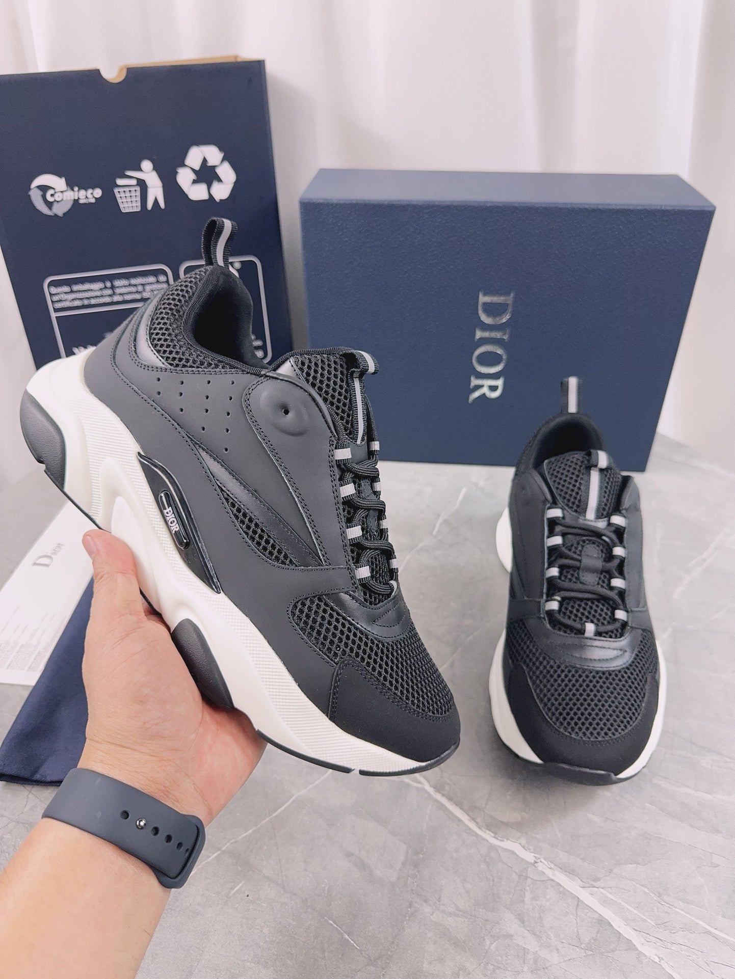 DIOR B22 black and white