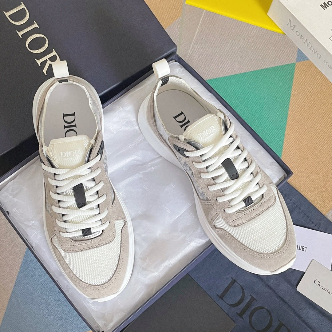 DIOR B25 White dark brown