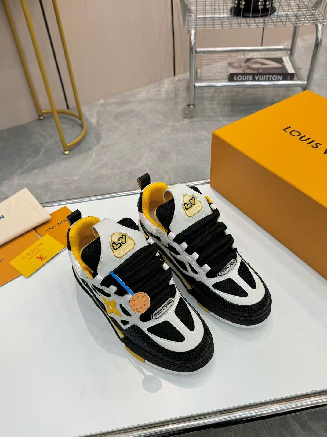 LV Skate Black and yellow