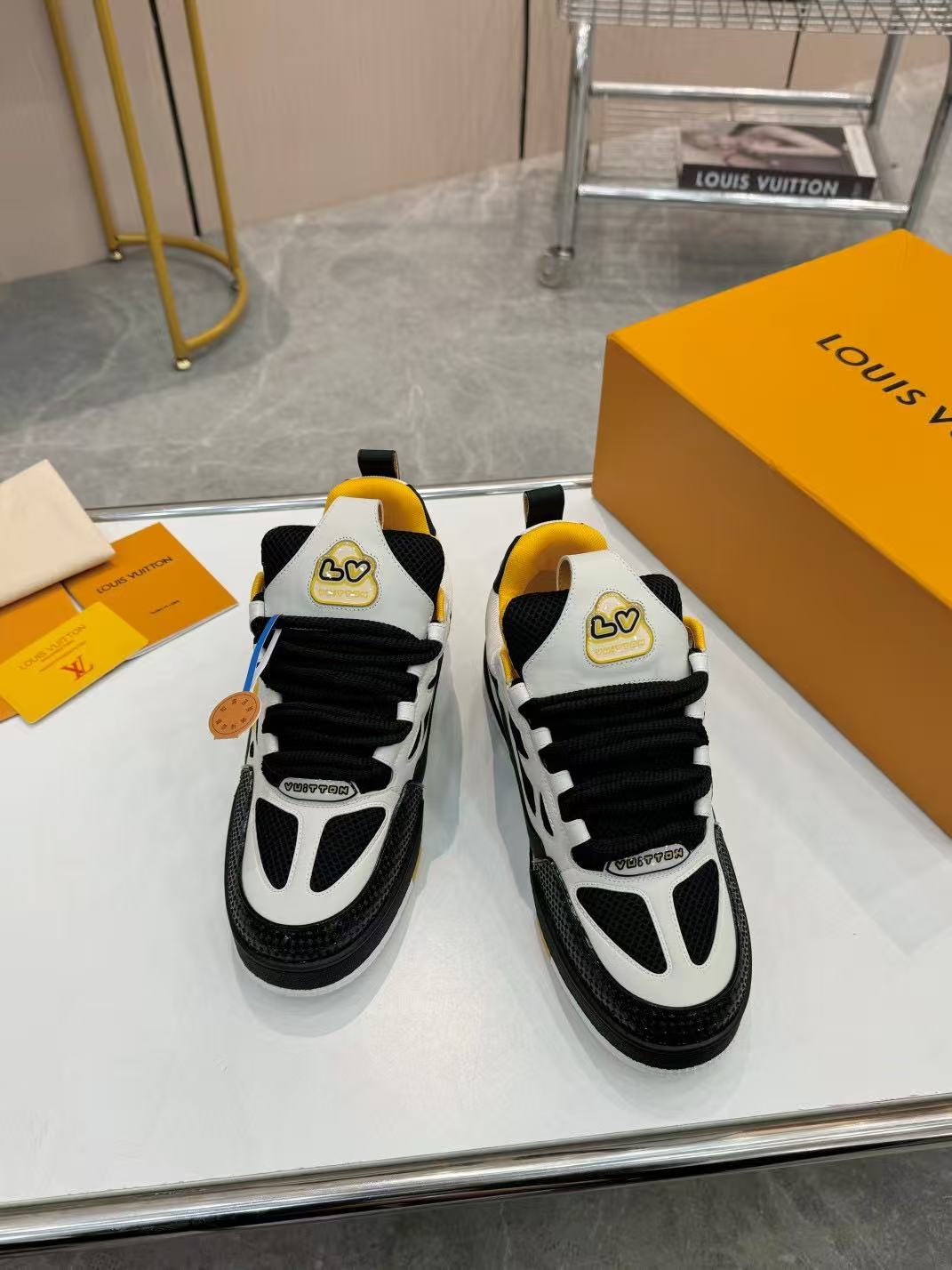 LV Skate Black and yellow