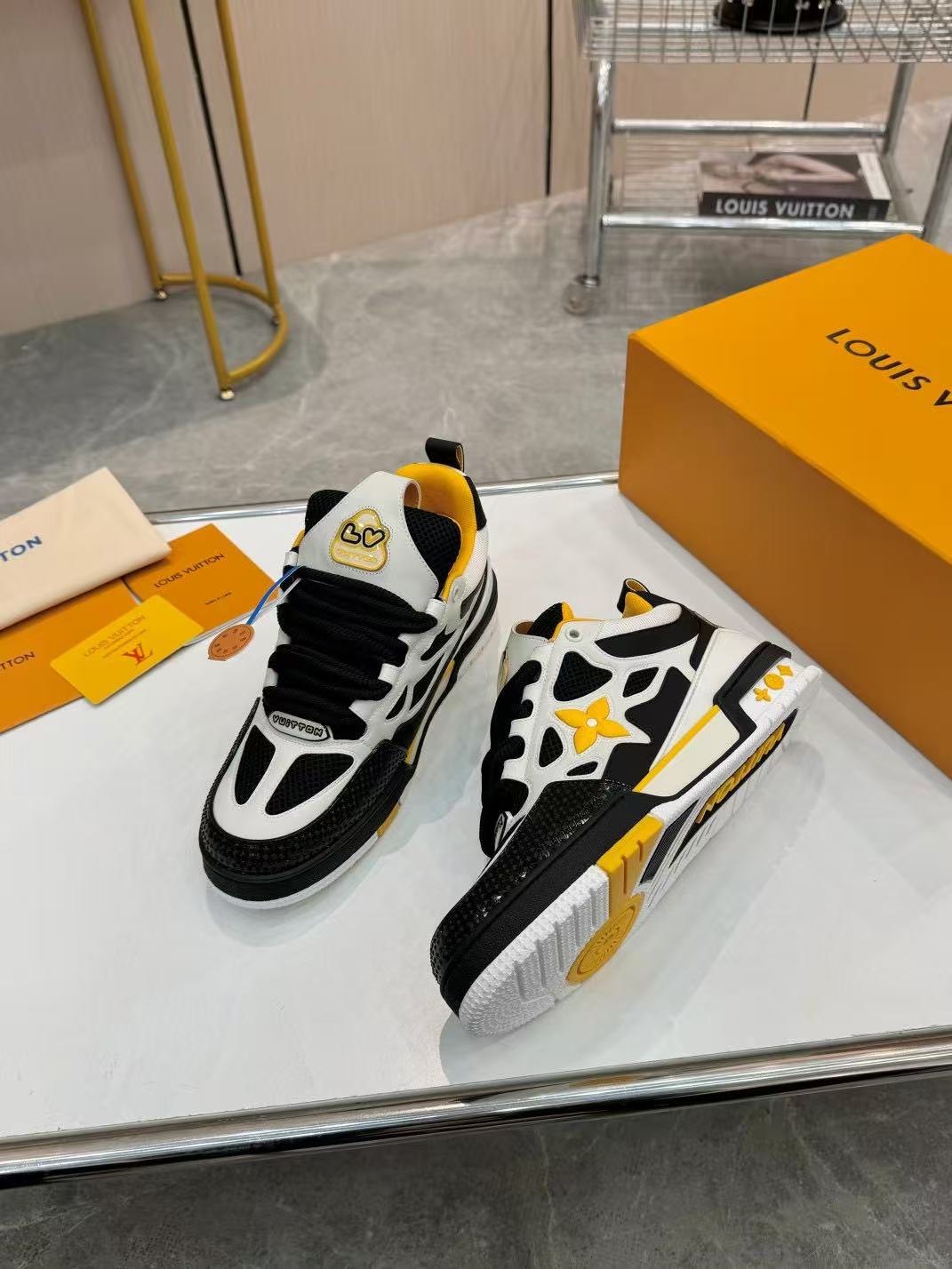 LV Skate Black and yellow
