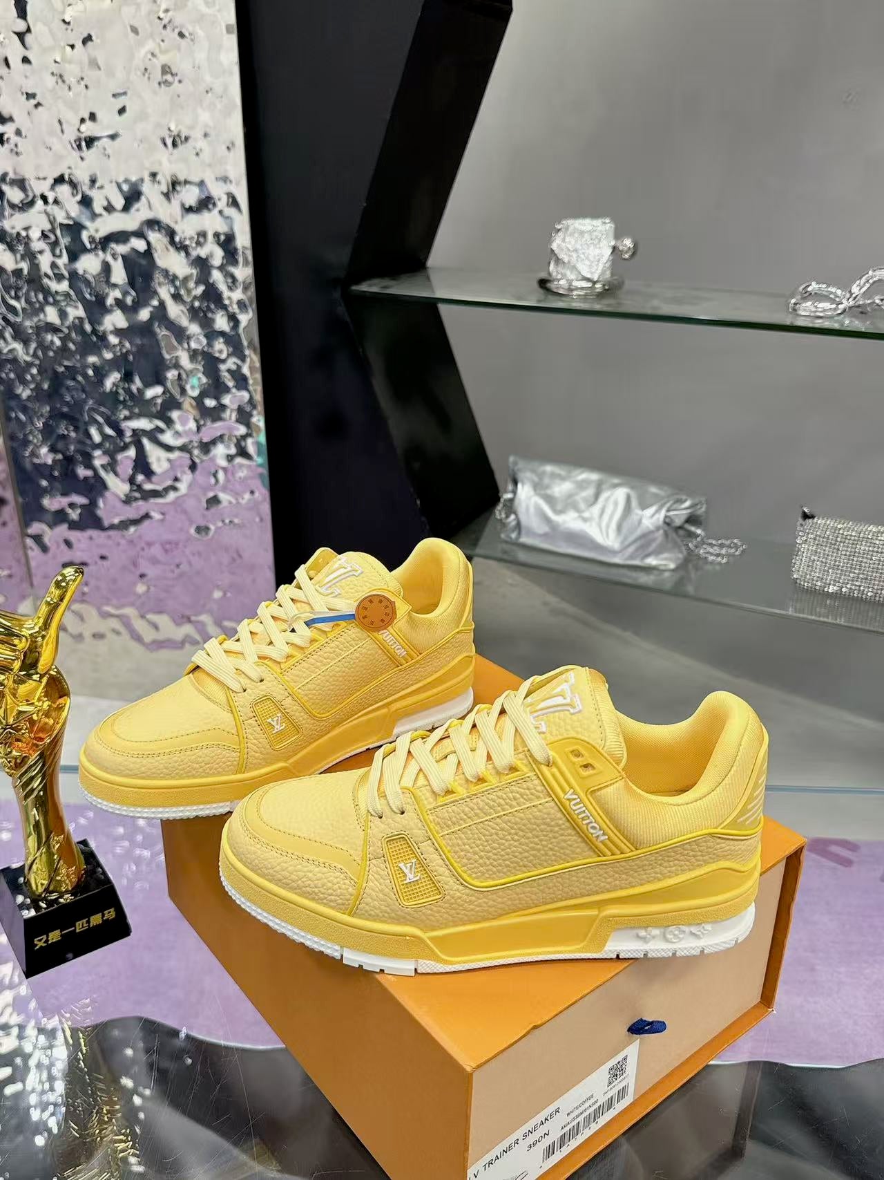 LV trainer yellow and white