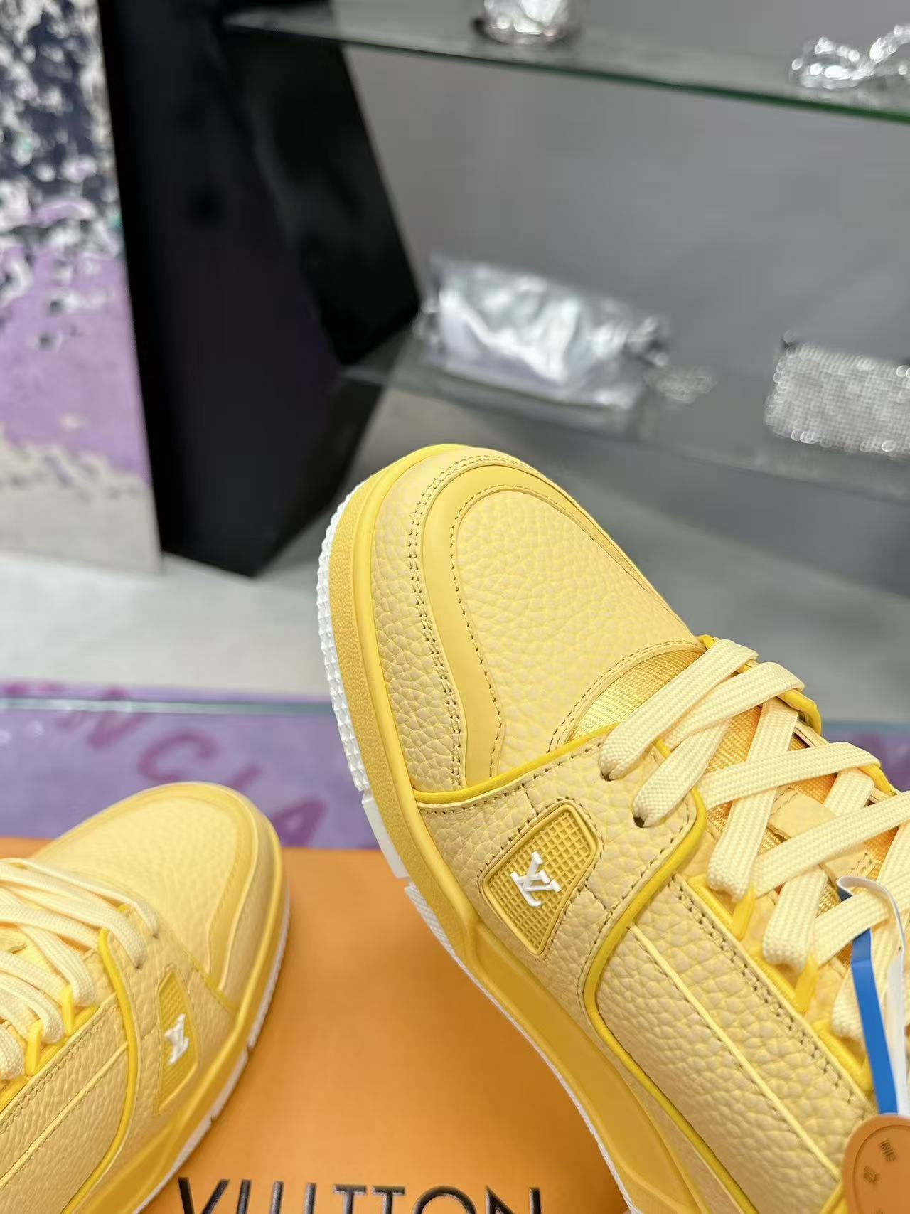 LV trainer yellow and white