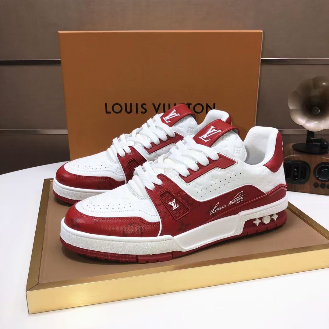 LV Trainer red white Low '#54