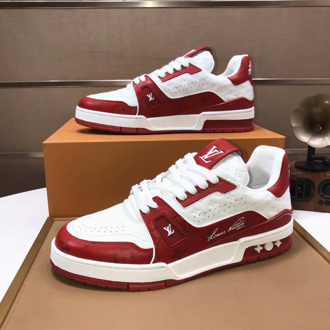 LV Trainer red white Low '#54