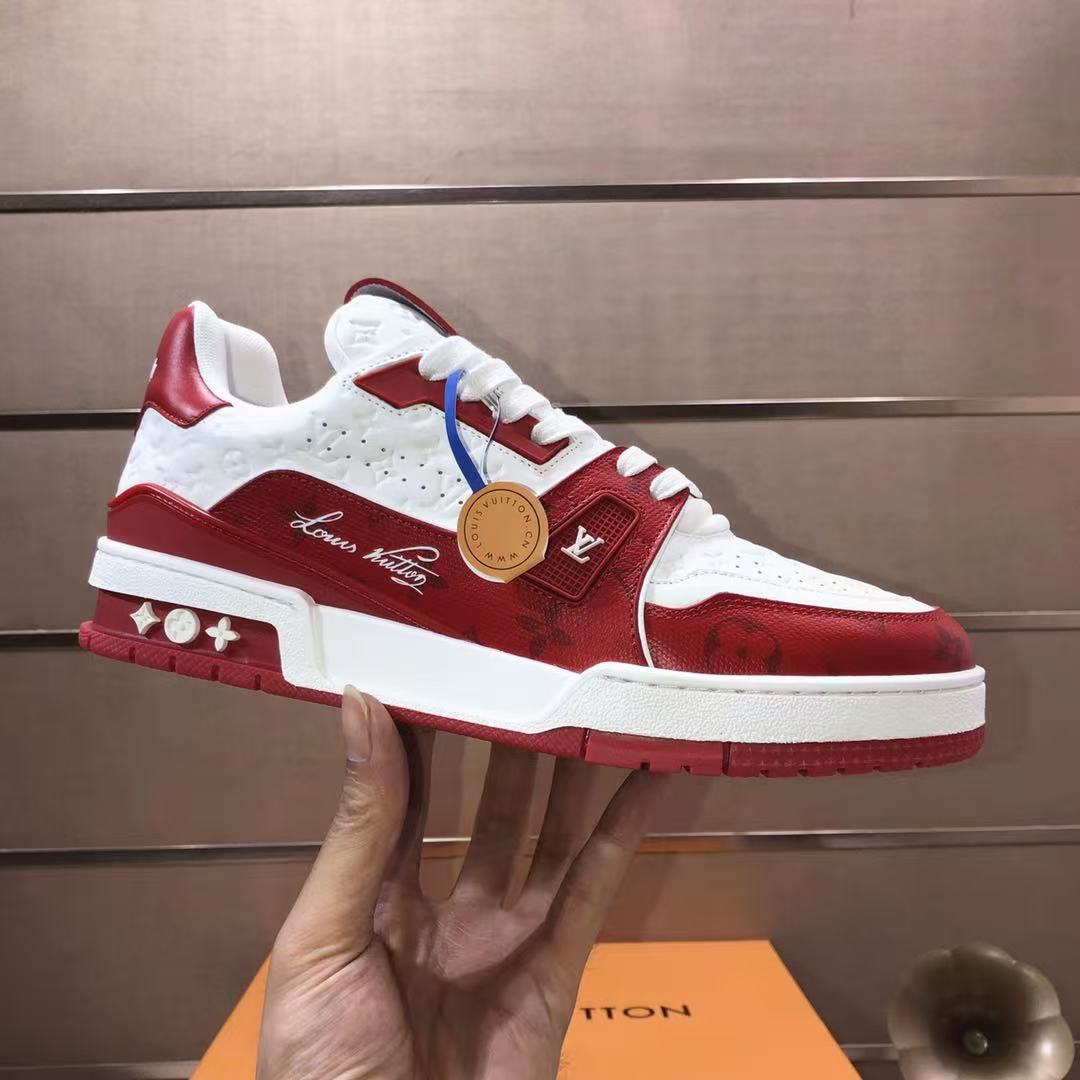 LV Trainer red white Low '#54