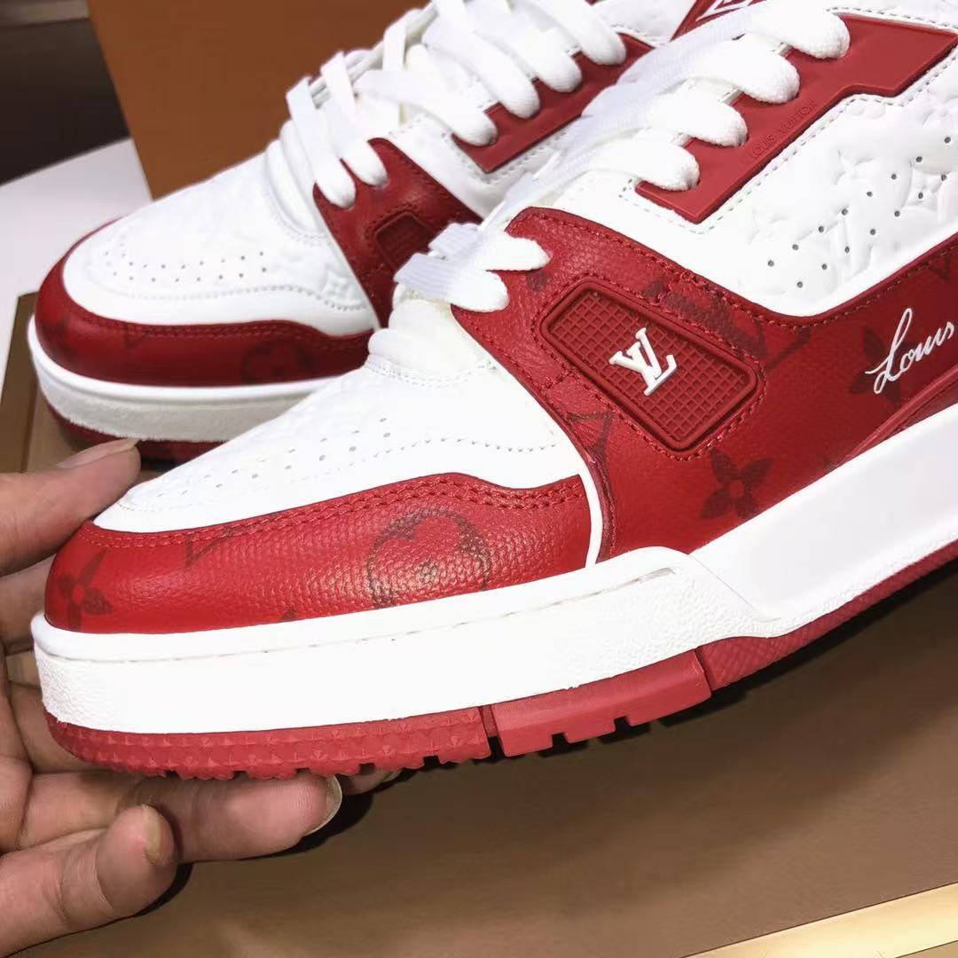 LV Trainer red white Low '#54