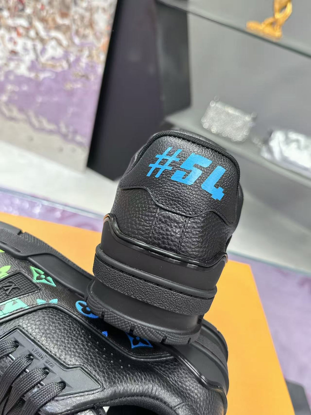 LV trainer black color print