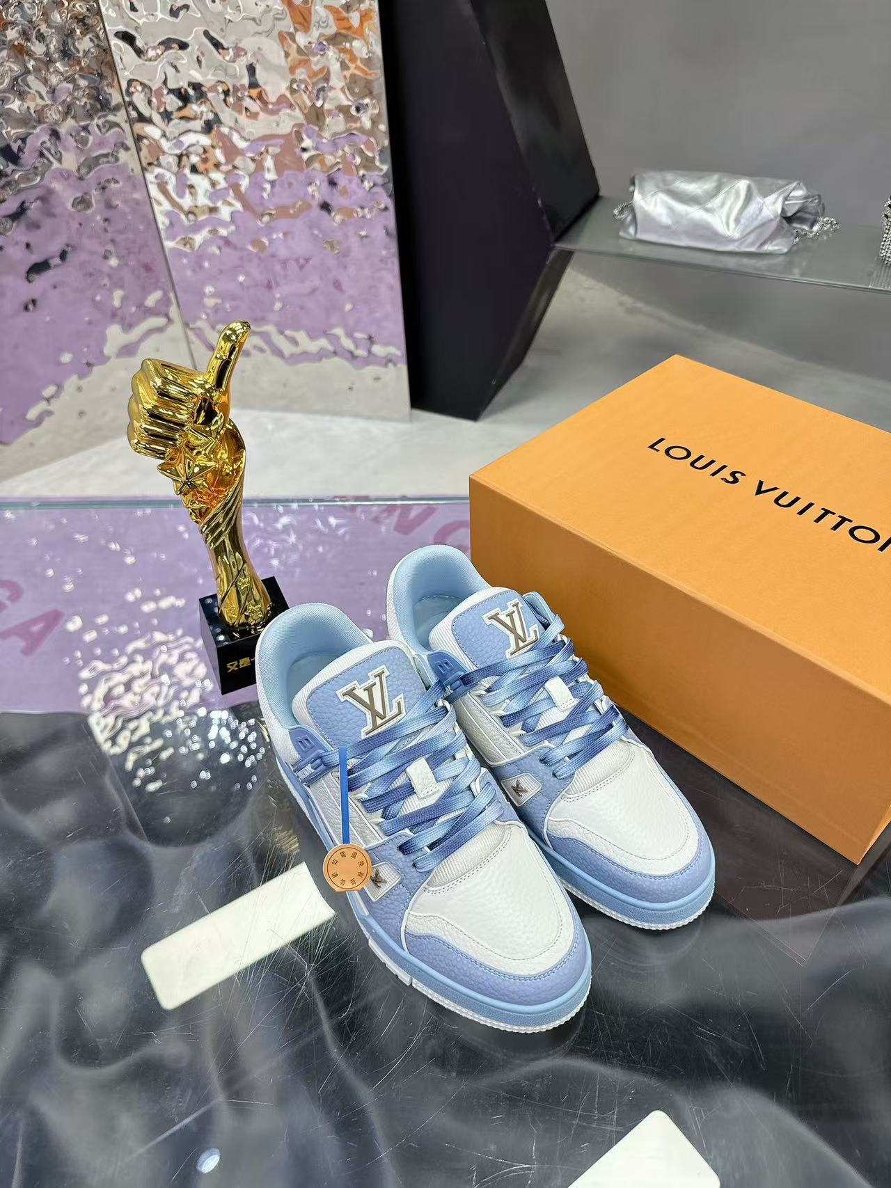 LV trainer navy blue