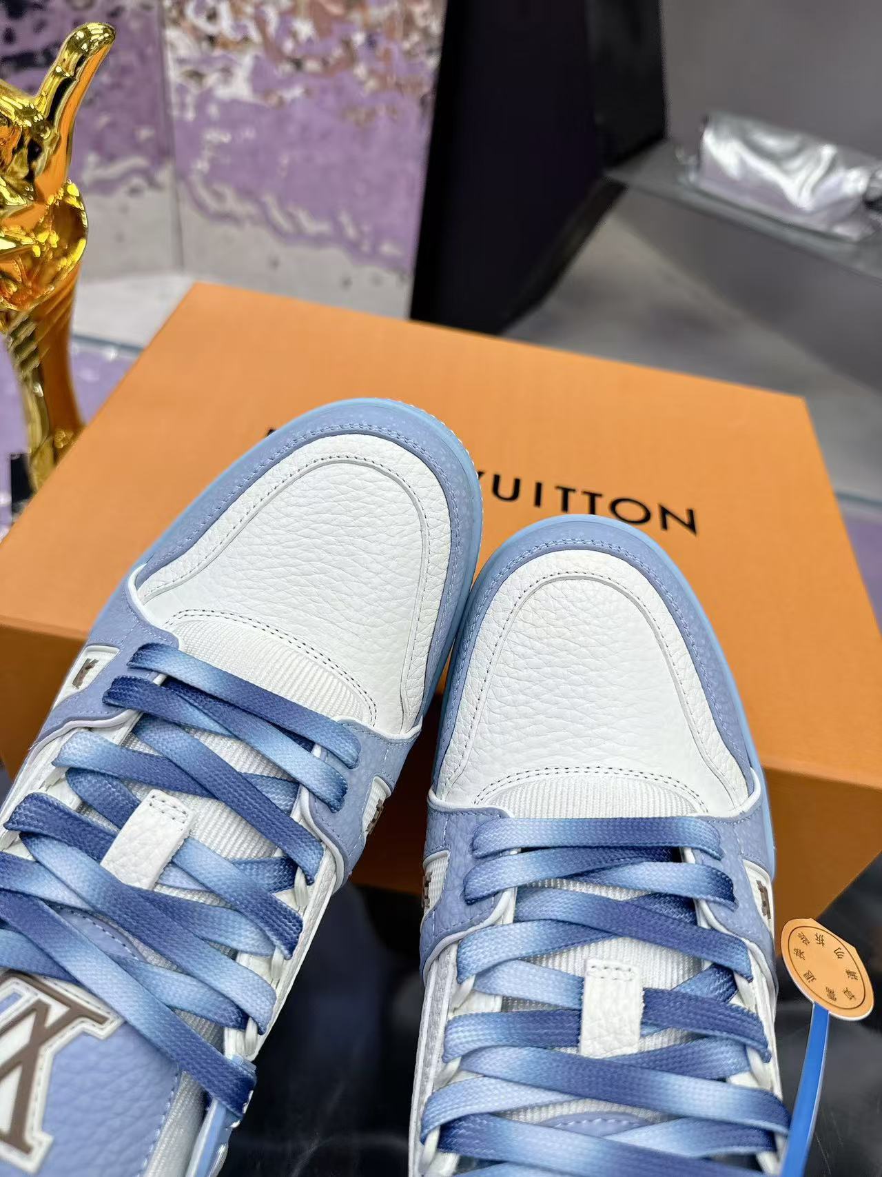 LV trainer navy blue
