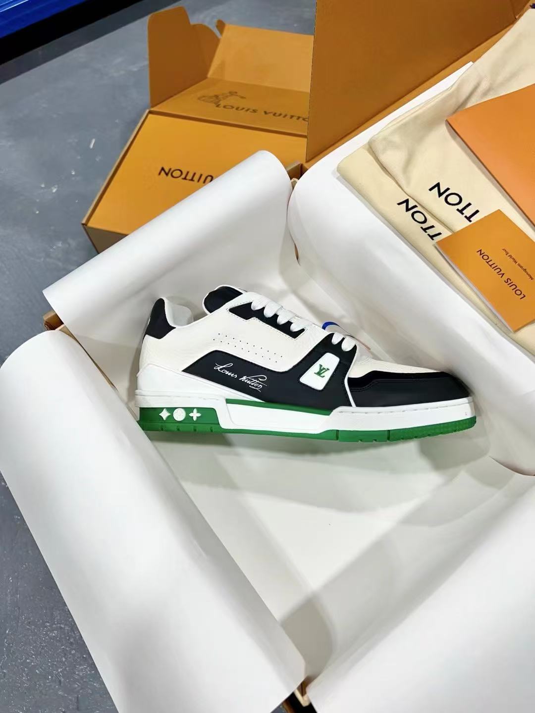 LV trainer green, white and black