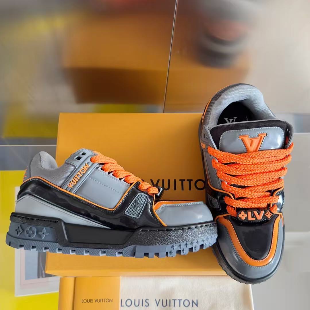 LV Trainer Maxi  gray orange
