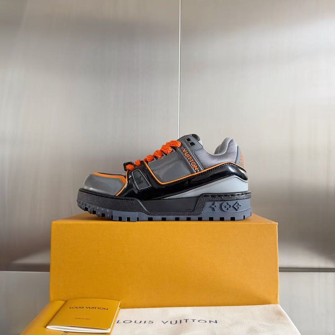LV Trainer Maxi  gray orange