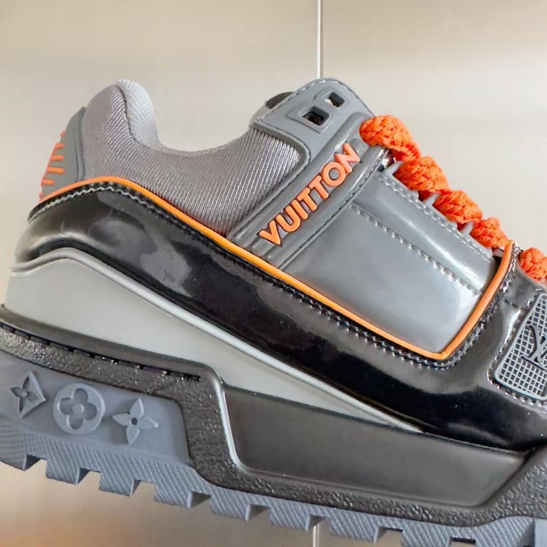 LV Trainer Maxi  gray orange