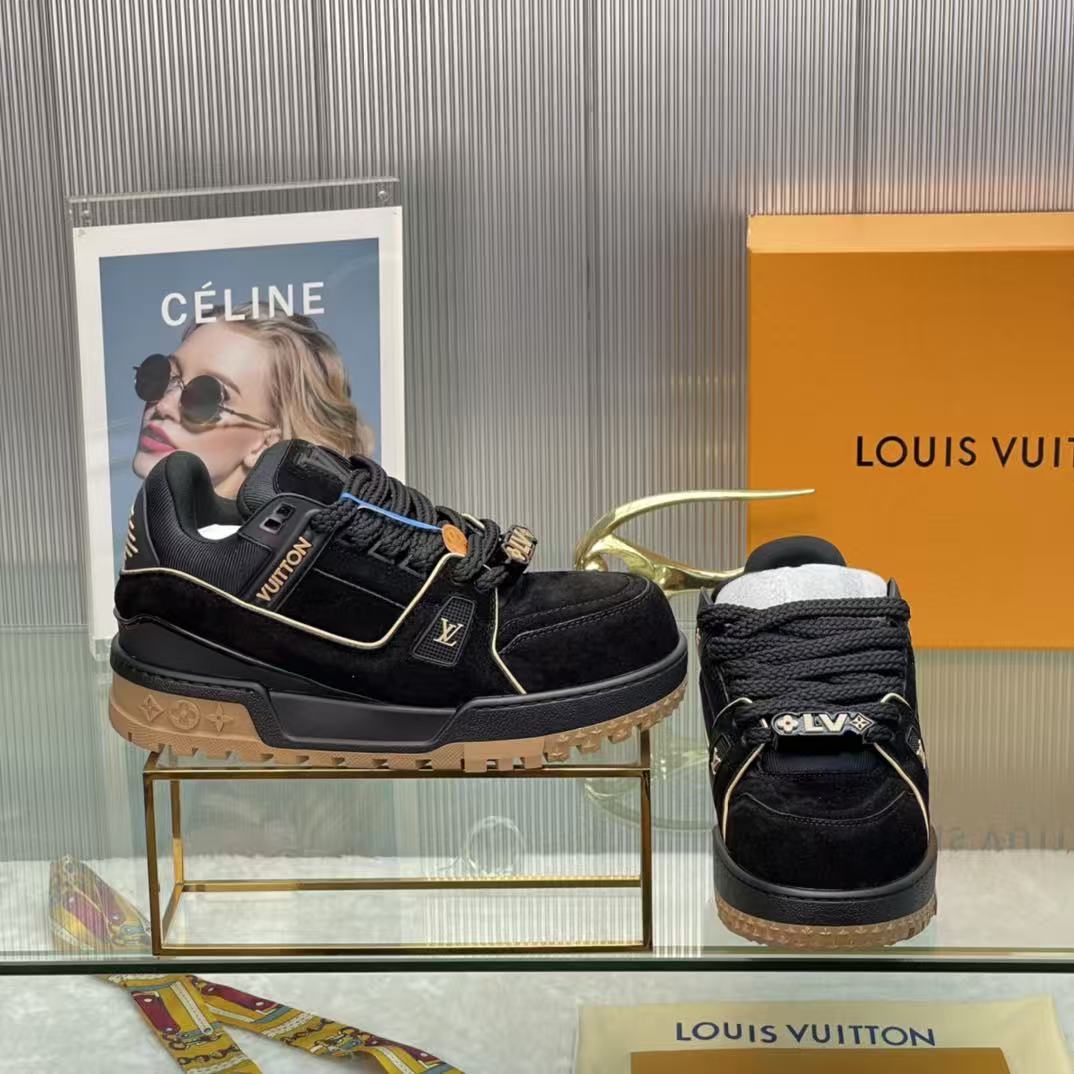 LV Trainer Maxi Black Brown