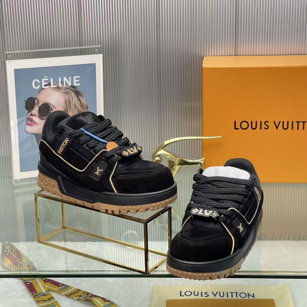 LV Trainer Maxi Black Brown