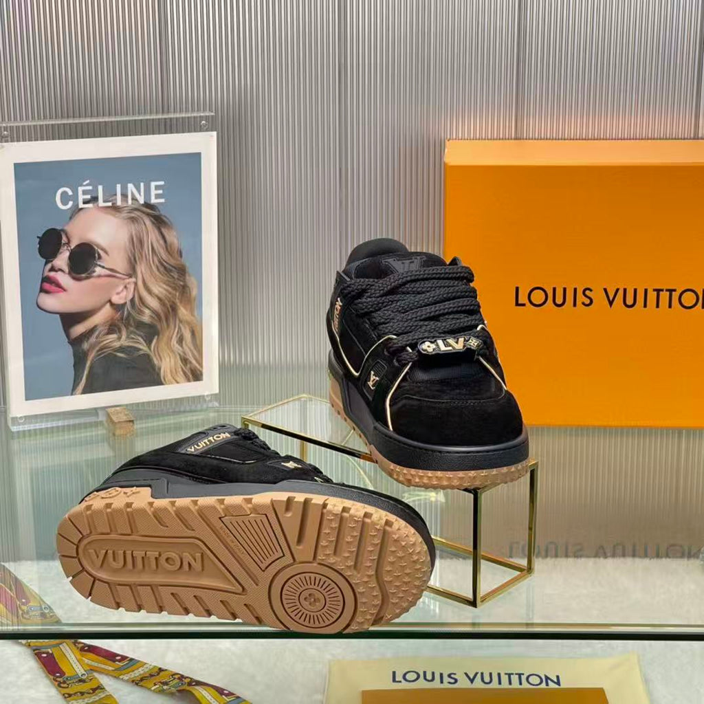 LV Trainer Maxi Black Brown