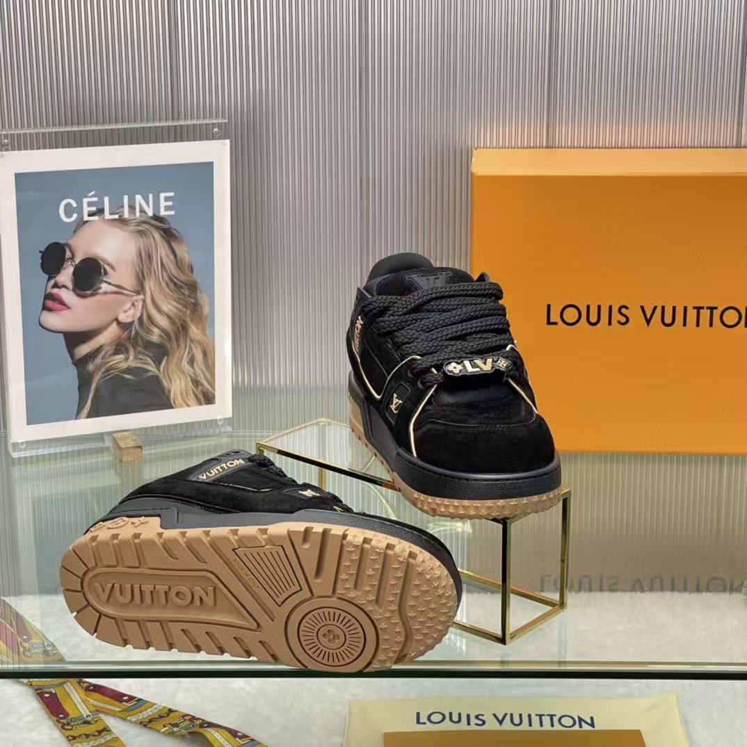 LV Trainer Maxi Black Brown