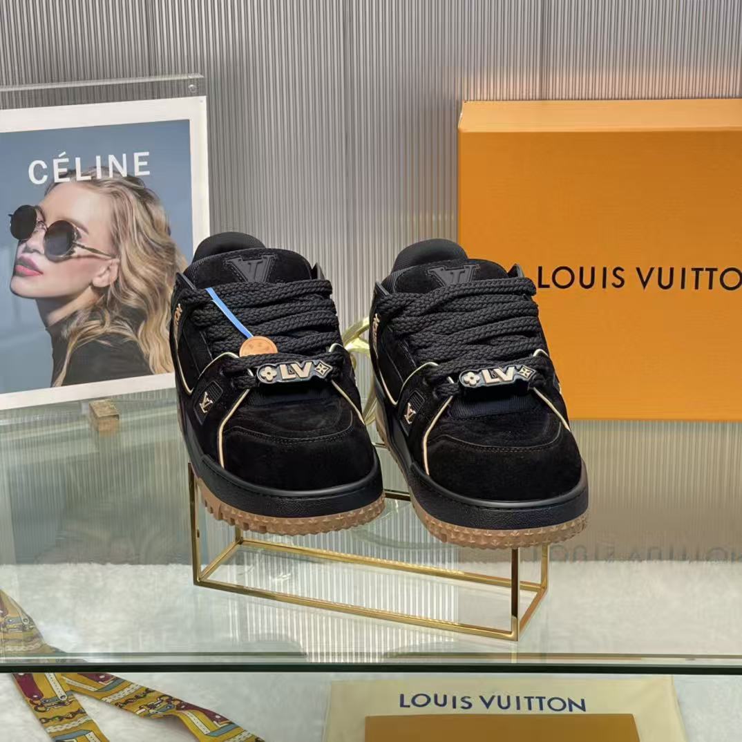 LV Trainer Maxi Black Brown