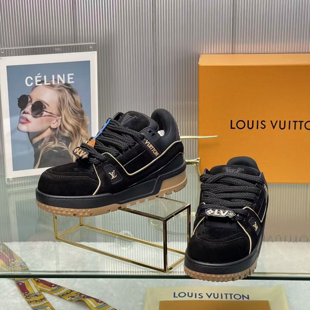 LV Trainer Maxi Black Brown