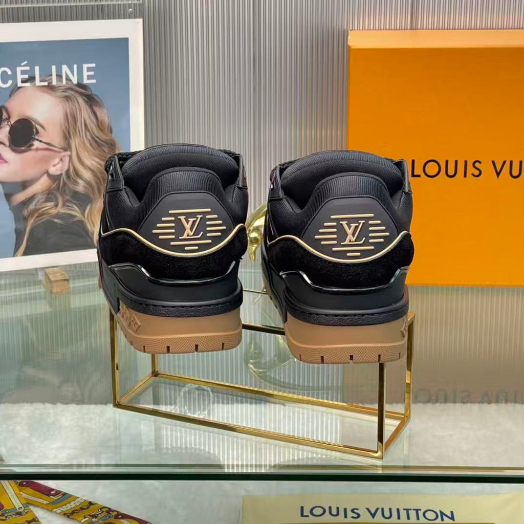 LV Trainer Maxi Black Brown