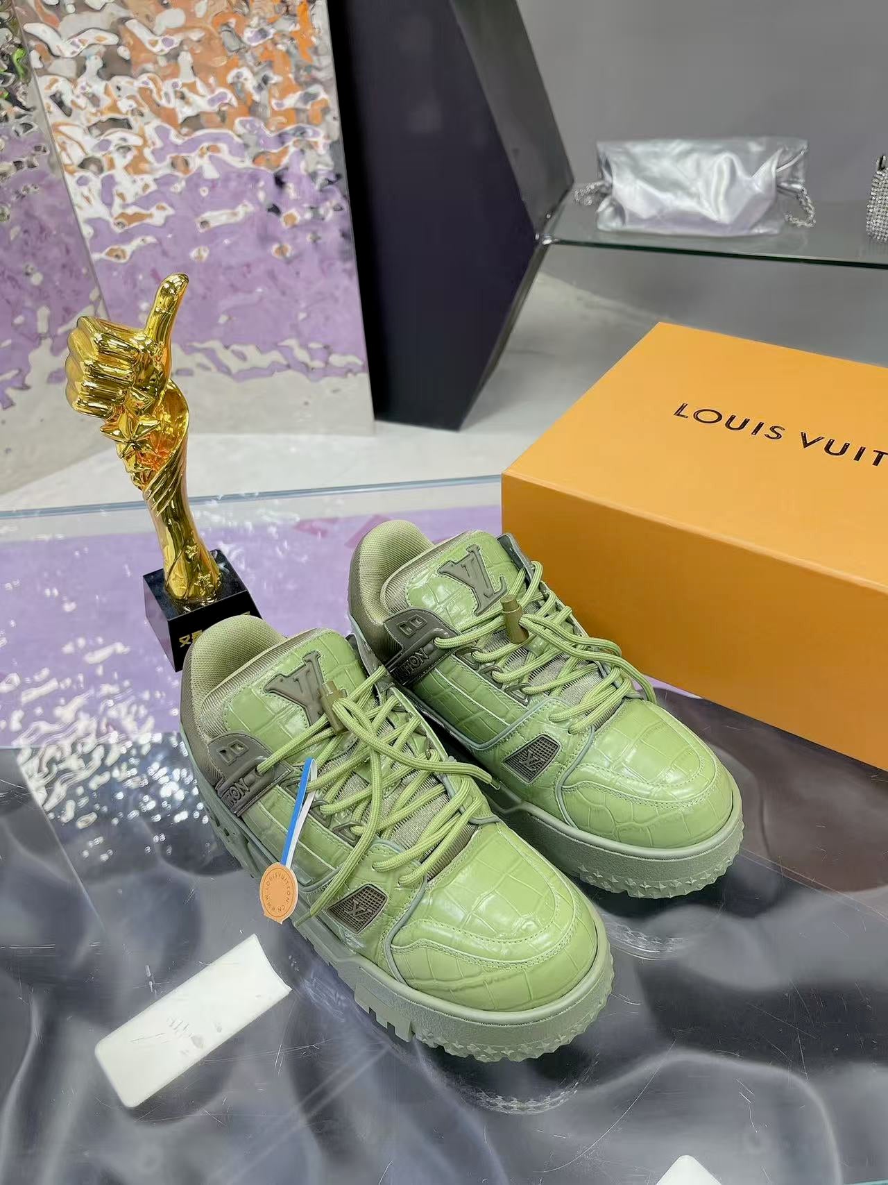 LV  Trainer Maxi  Army green