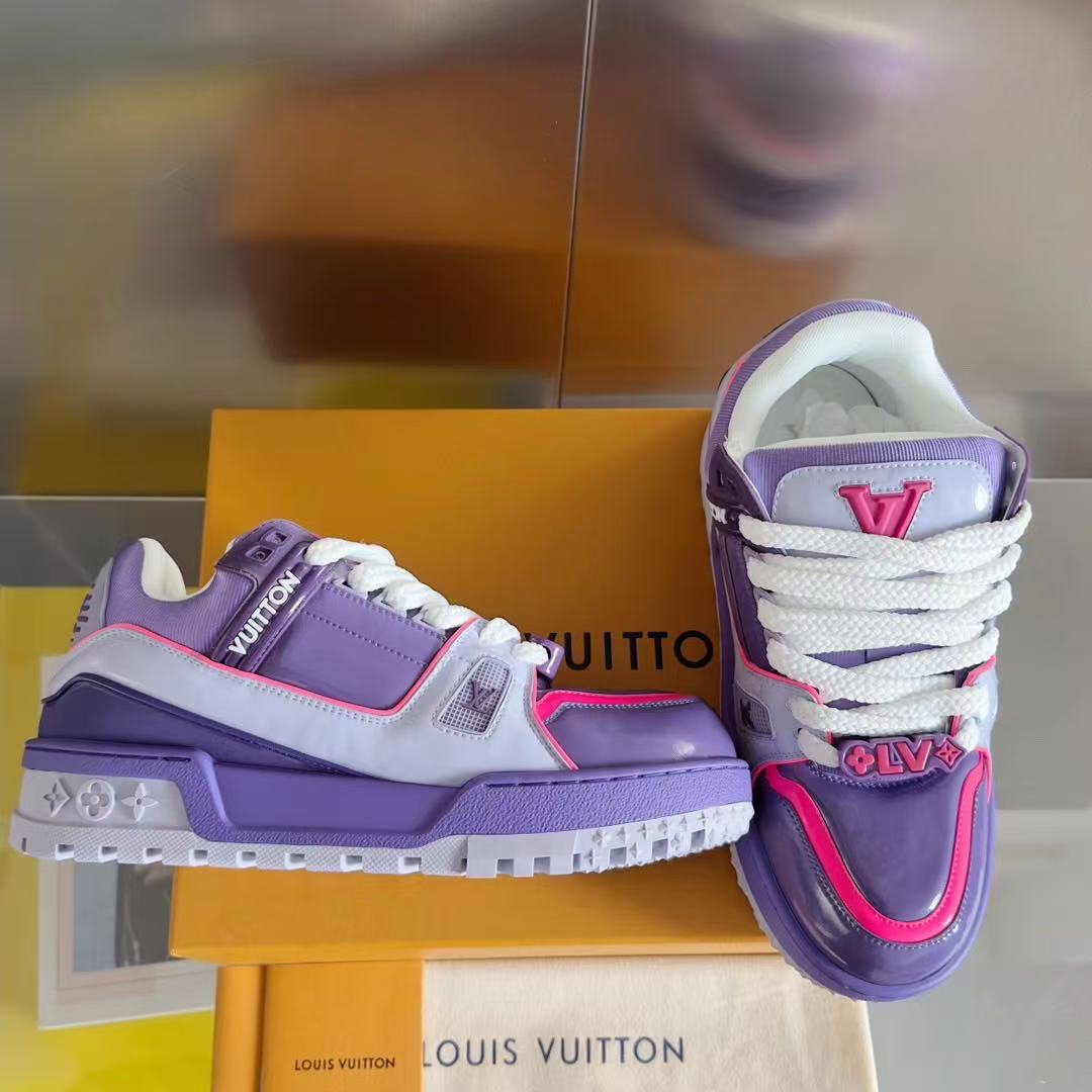 LV Trainer Maxi Purple Pink