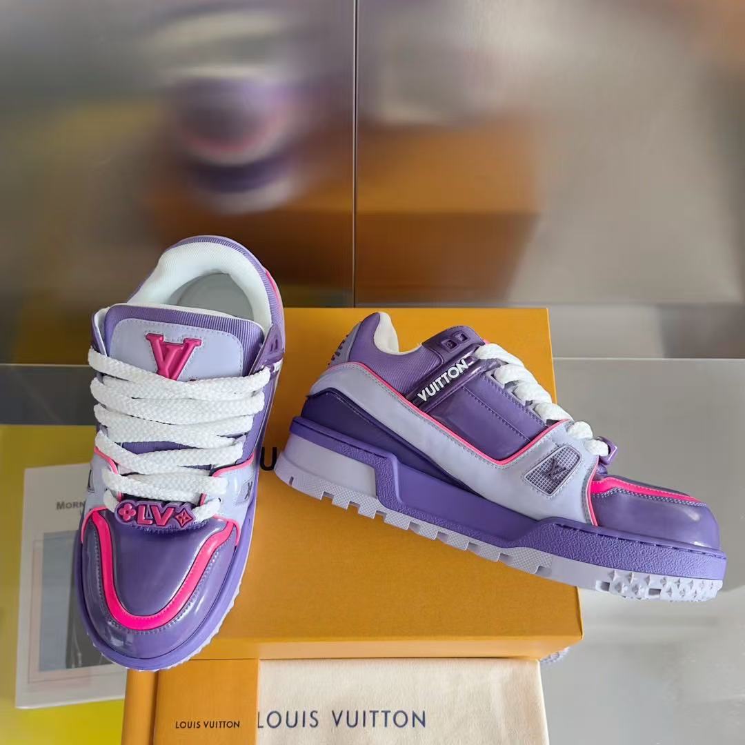 LV Trainer Maxi Purple Pink