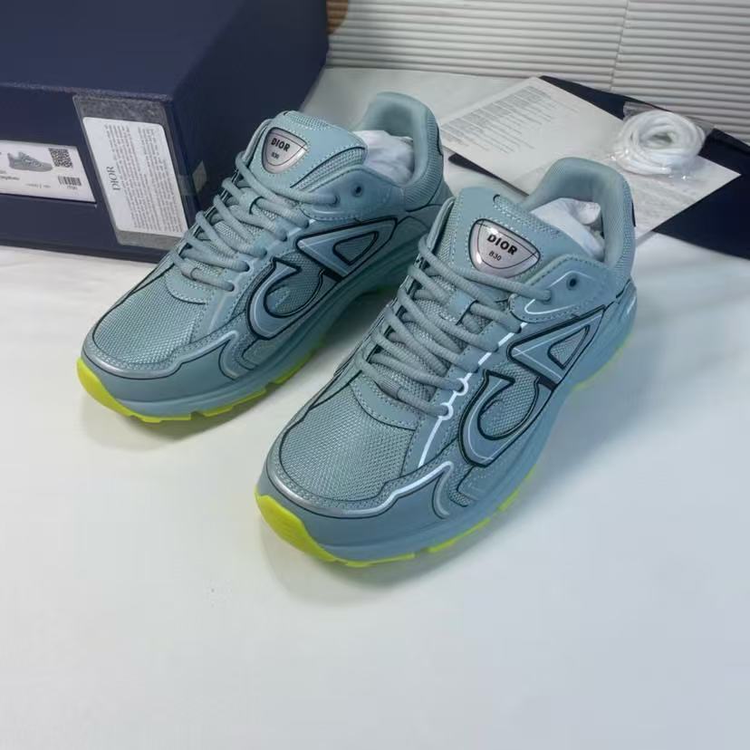 Dior B30'Reflective Blue Neon Yellow