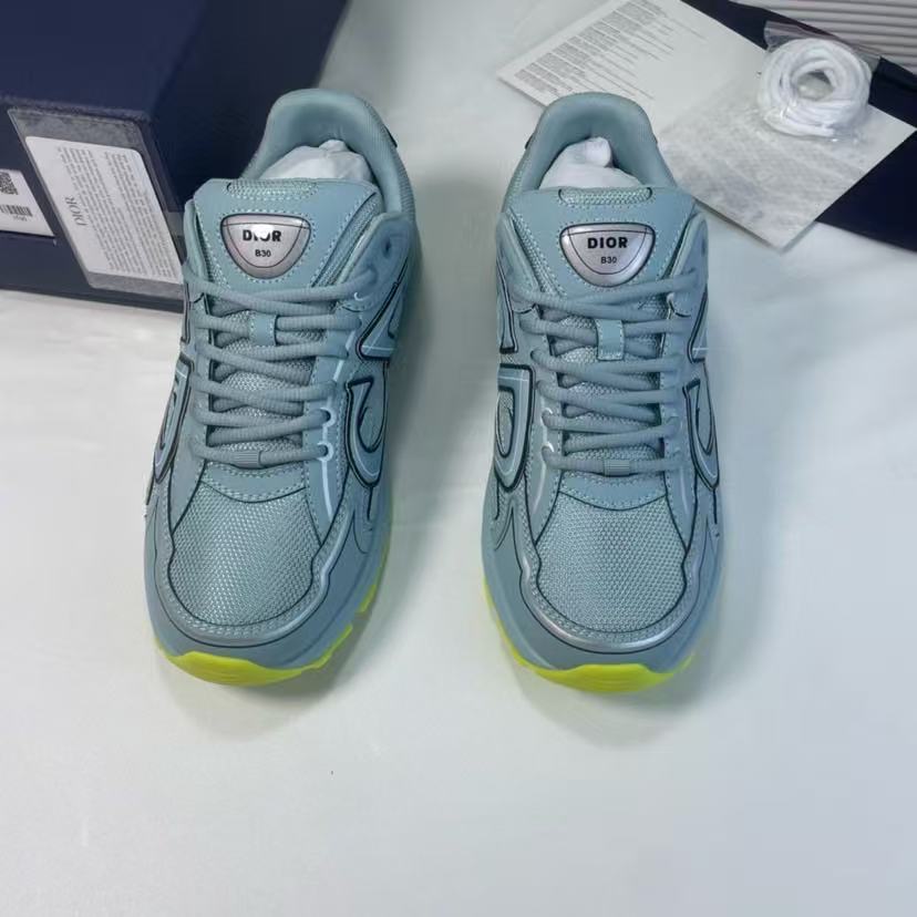 Dior B30'Reflective Blue Neon Yellow