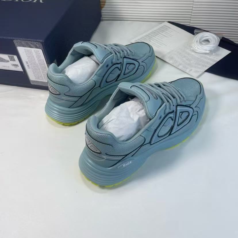 Dior B30'Reflective Blue Neon Yellow