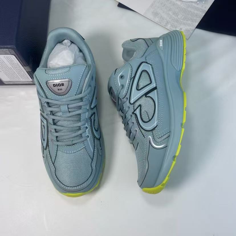 Dior B30'Reflective Blue Neon Yellow