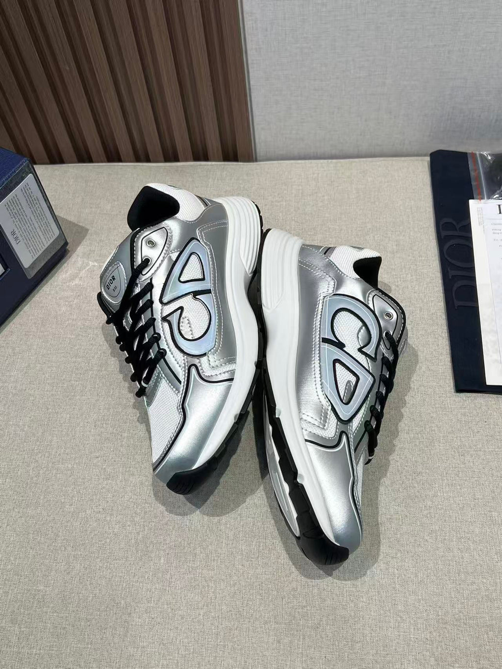 DIOR B30 silvery white