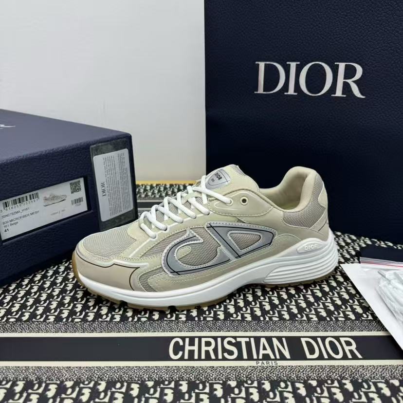 DIOR  B30  Light green (raw rubber sole)