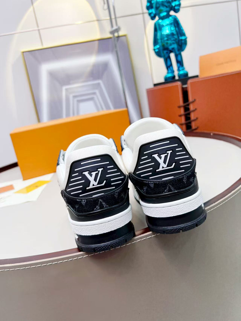 LV trainer black and white