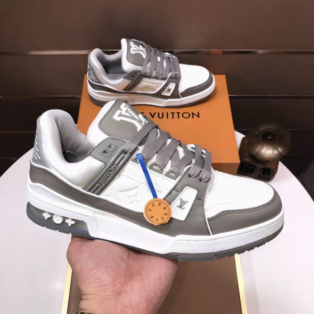 LV trainer gray and white