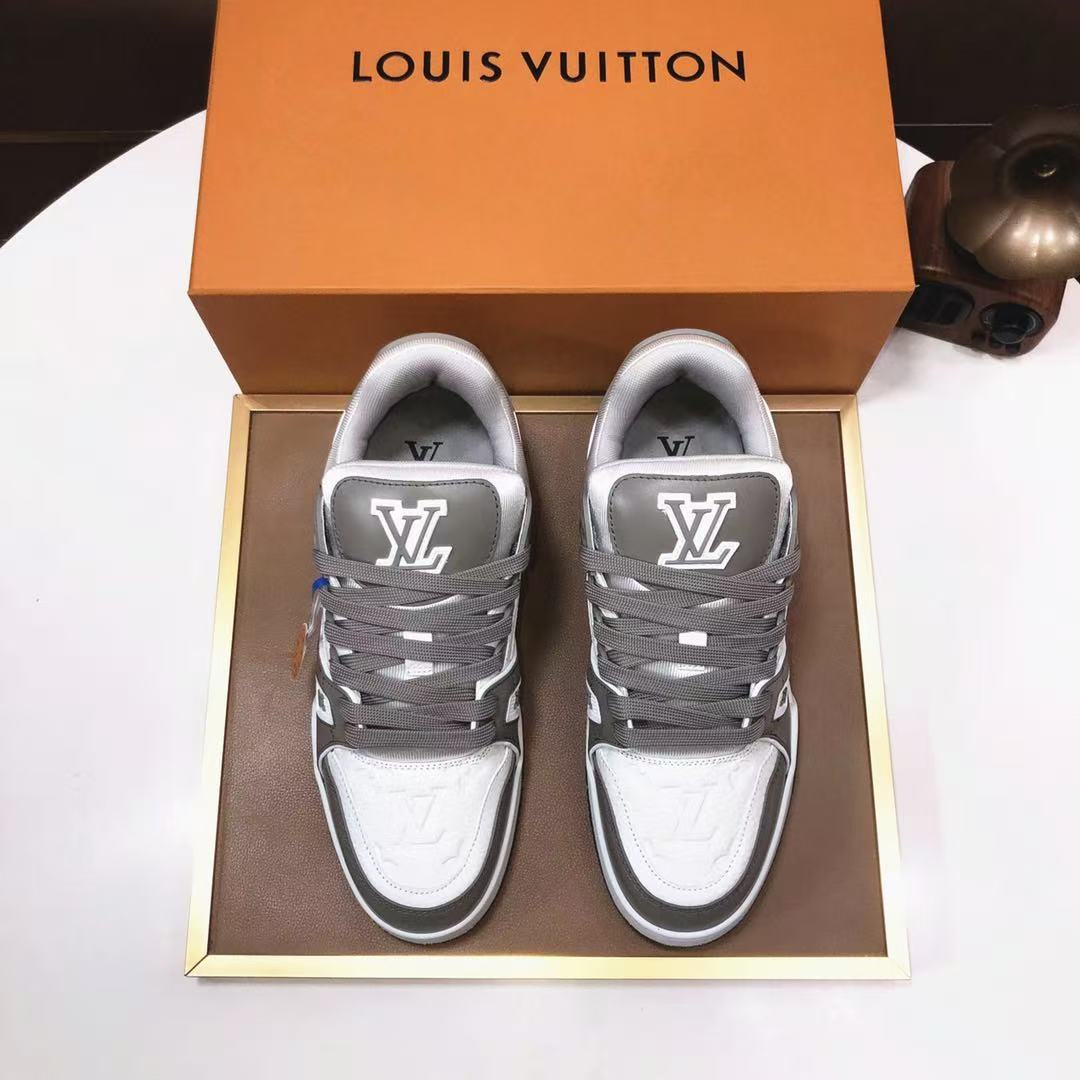 LV trainer gray and white