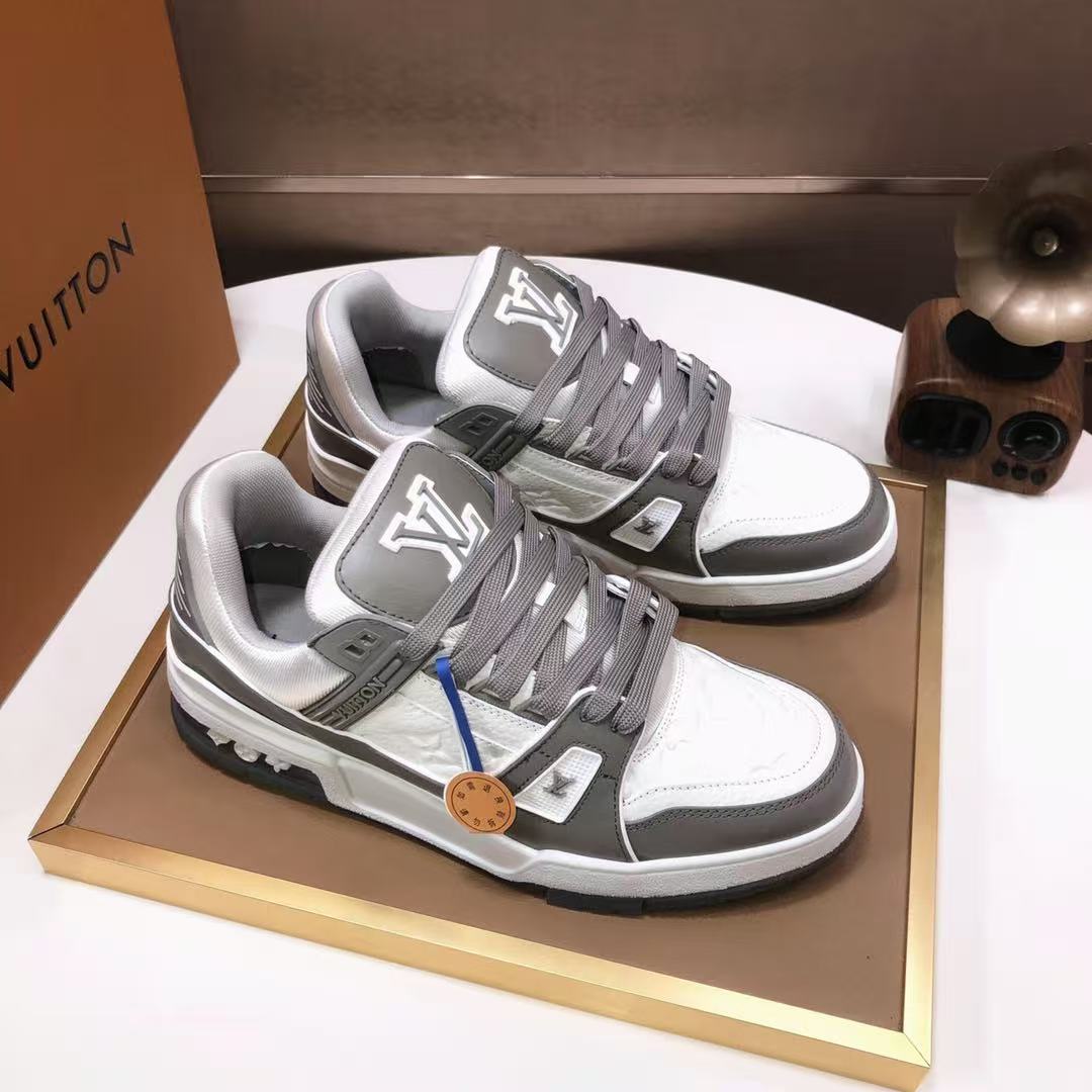LV trainer gray and white